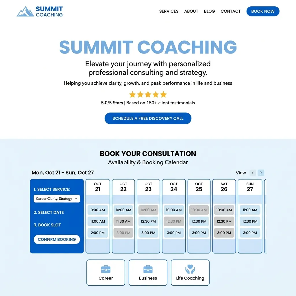 Consultants website preview