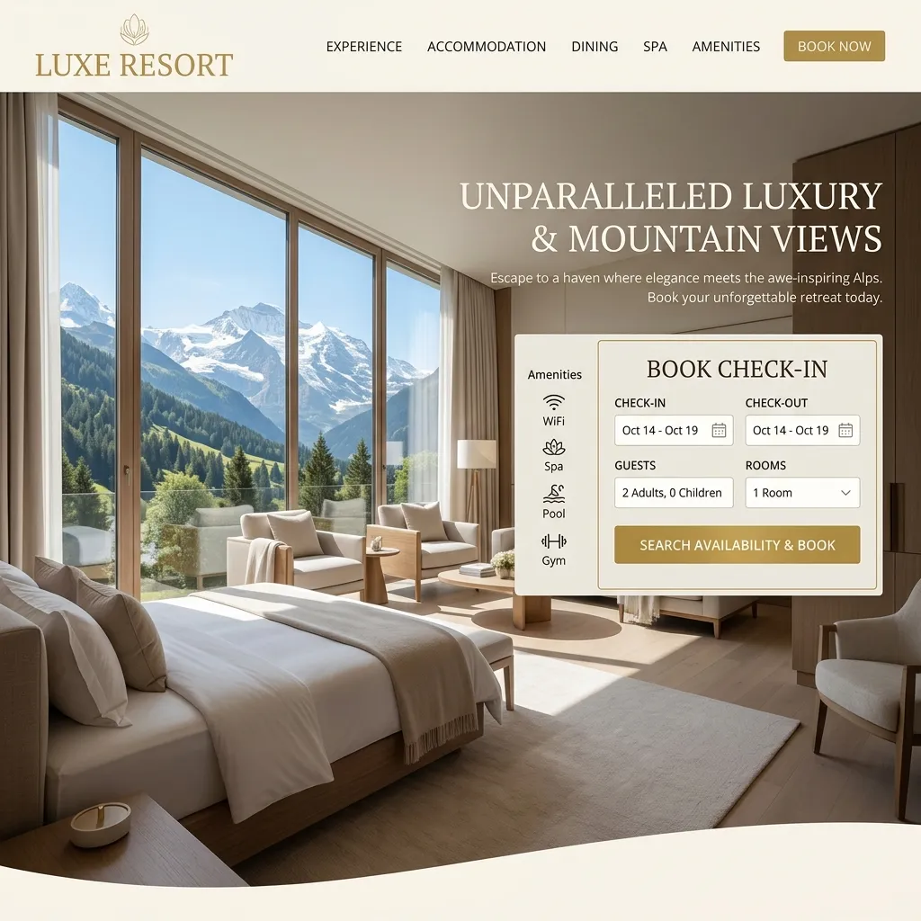 Hotels website preview